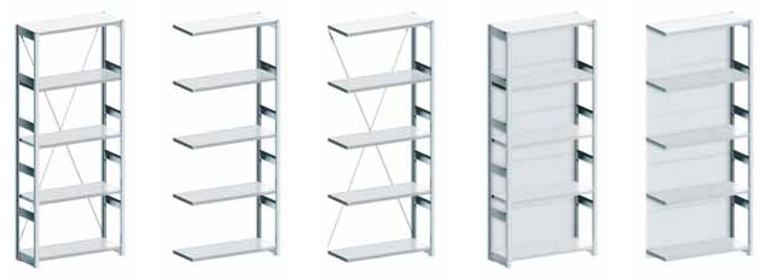 Sustav polica visine 2500 mm