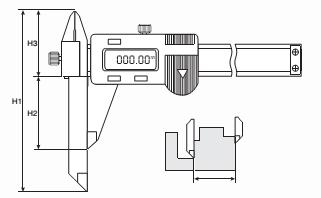 Digitalno mjerilo sa kliznom vilicom